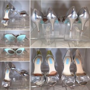 Betsy Johnson silver heels